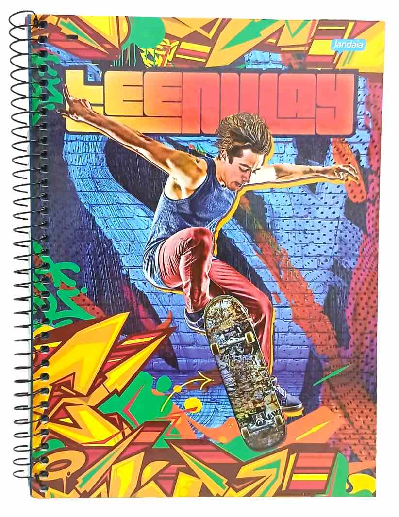 CADERNO C.D. 1X1 TEEN WAY
